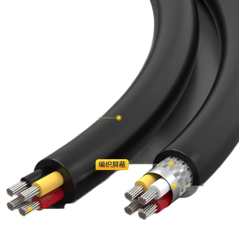 Cable RVV2 3 core * 1 1.5 2.5 4 square sheathed wire waterproof, control wire power cord