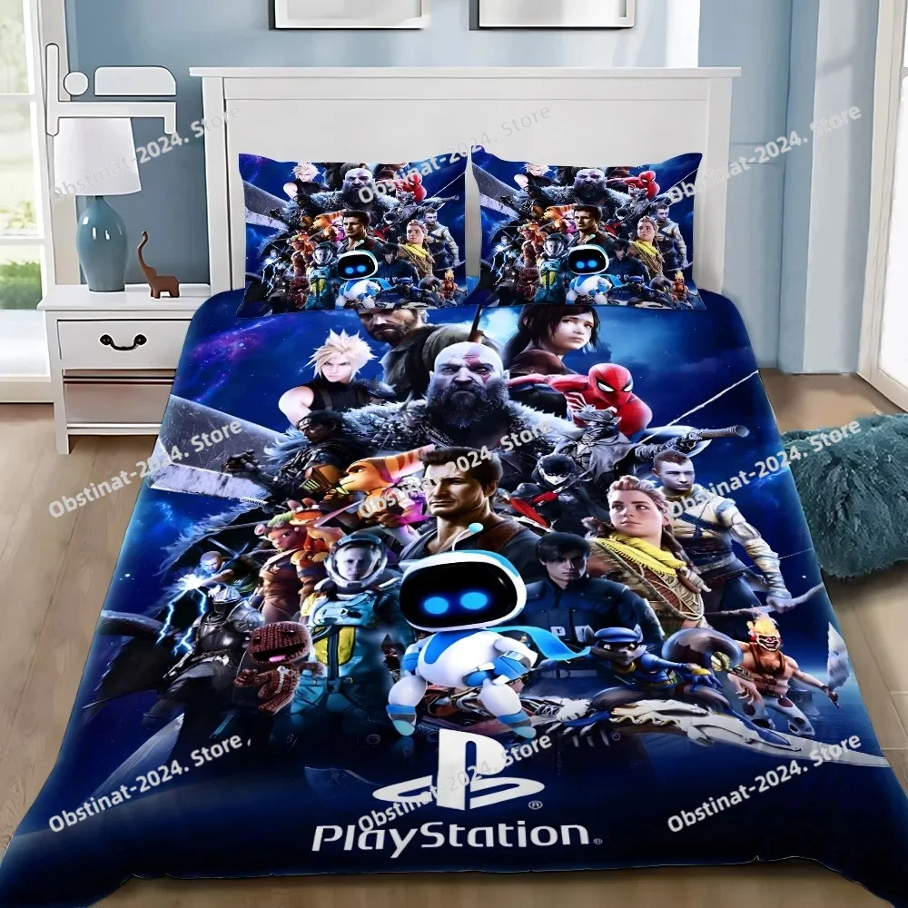 

Duvet Cover Pillowcase Bedding Set A-Astrobot Cartoon Adult Boy Girl Bedroom Decoration Children Gift Single Double Large Size