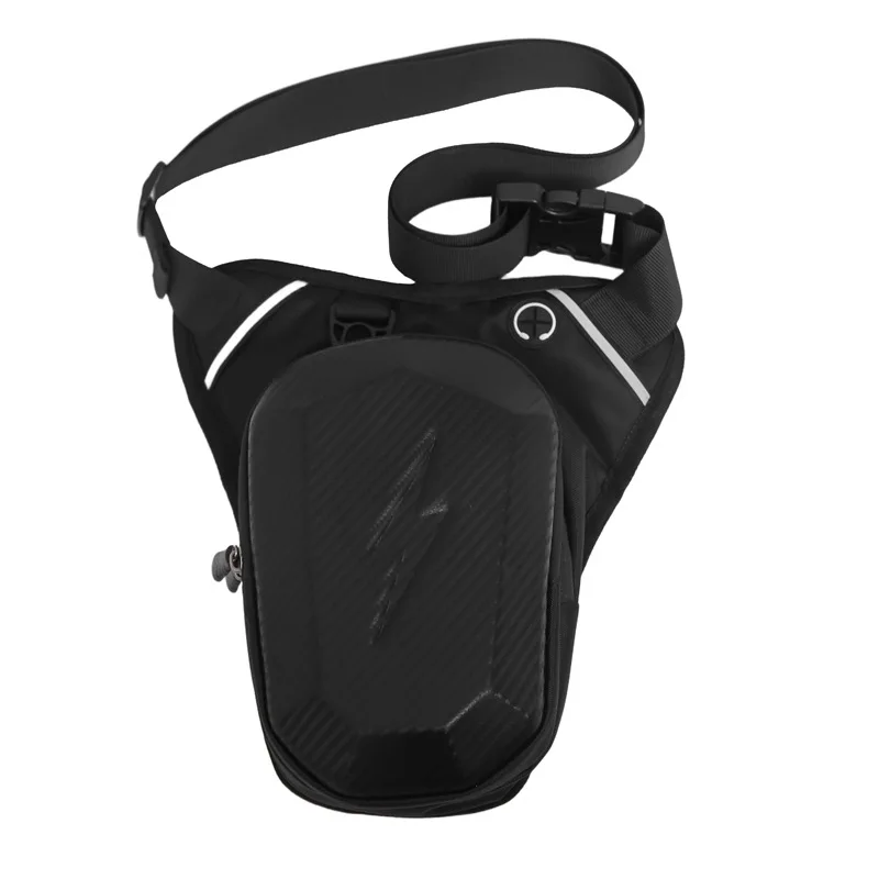 حقيبة خصر جديدة لساق الدراجات النارية لعام 2025 للرجال، حزمة حبال كروس لركوب الدراجات، حزمة الفخذ الرياضية الخارجية، بسيطة وعملية ​