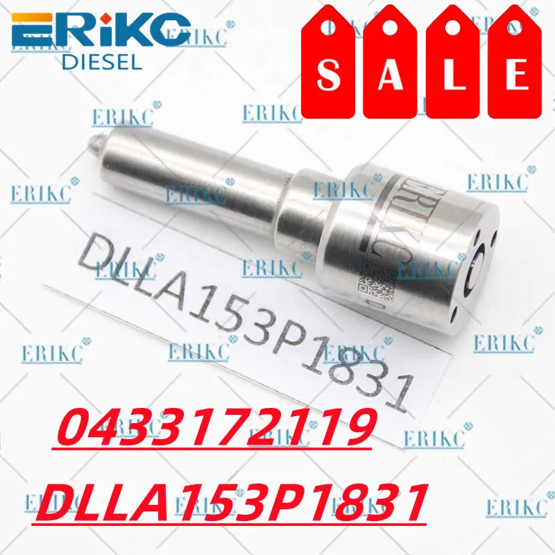 0445120186 07W130205A DLLA153P1831 Common Rail Injector Sprayer DLLA 153 P 1831 Diesel Nozzle 0433172119 for MAN TGA Injector