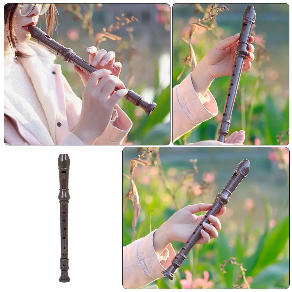 Musical Instruments Beginner Bamboo Flute 's 8 Hole Recorder Coffee Recorder4. Soprano