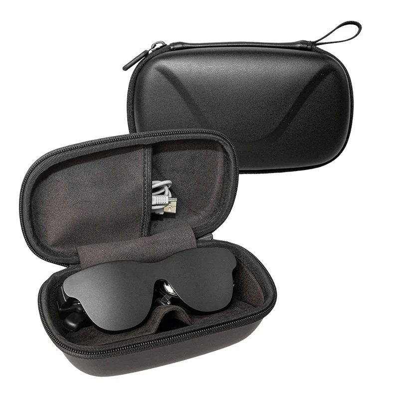 Hard EVA Carrying Case for AR Glasses suitable for RayNeo for XREAL for INMO for Xiaomi Portable Shockproof Bag with Removable