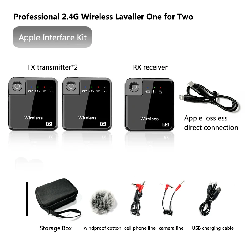 Wireless 2.4G con riverbero bluetooth rete bidirezionale intervista celebrità Mai microfono live con riduzione del rumore all'aperto