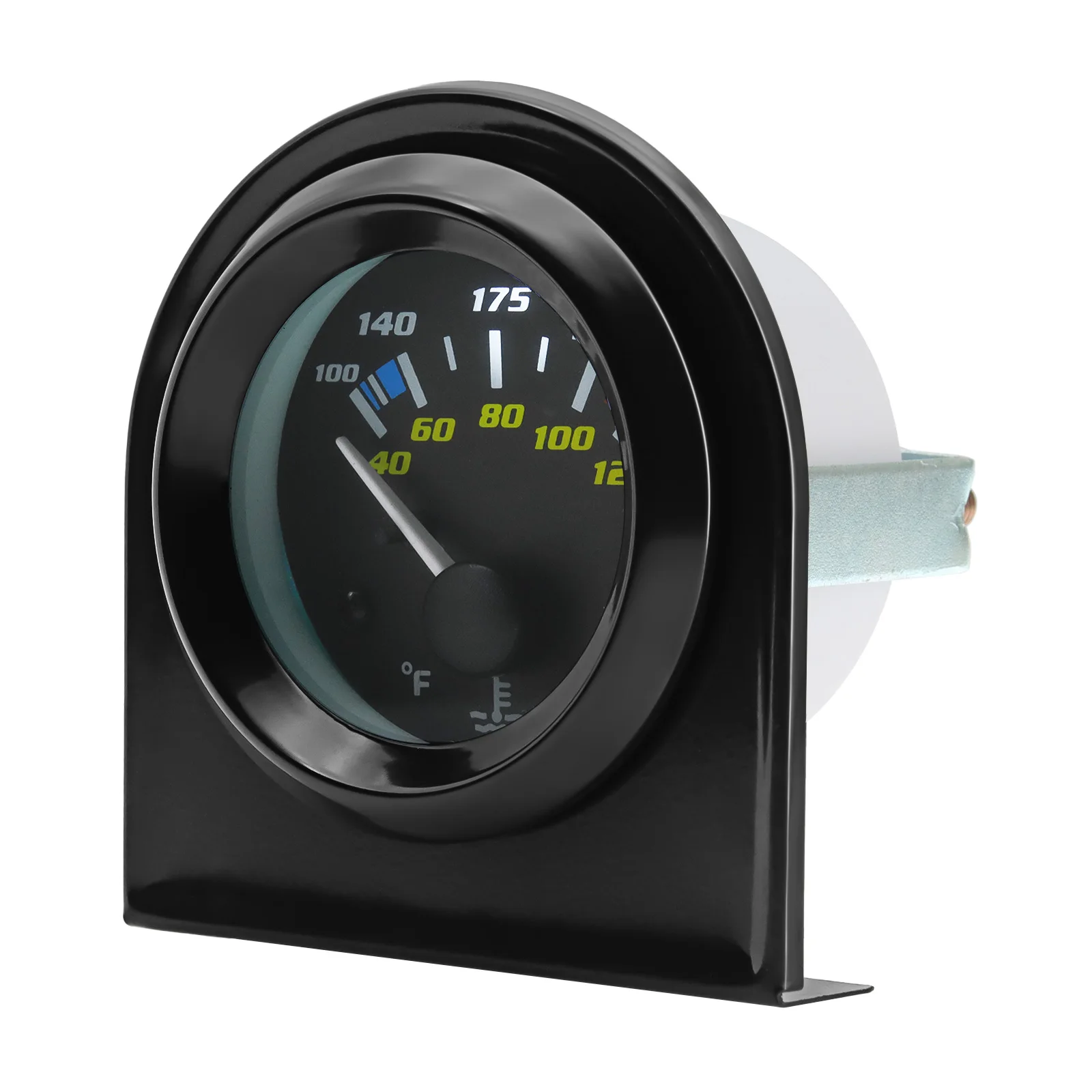 MAIMEIMI 40~120℃ 52MM Water Temperature Gauge with Sensor Temp Joint Pipe Sensor Hose Adapter 26-40MM for Petrol Car 12V