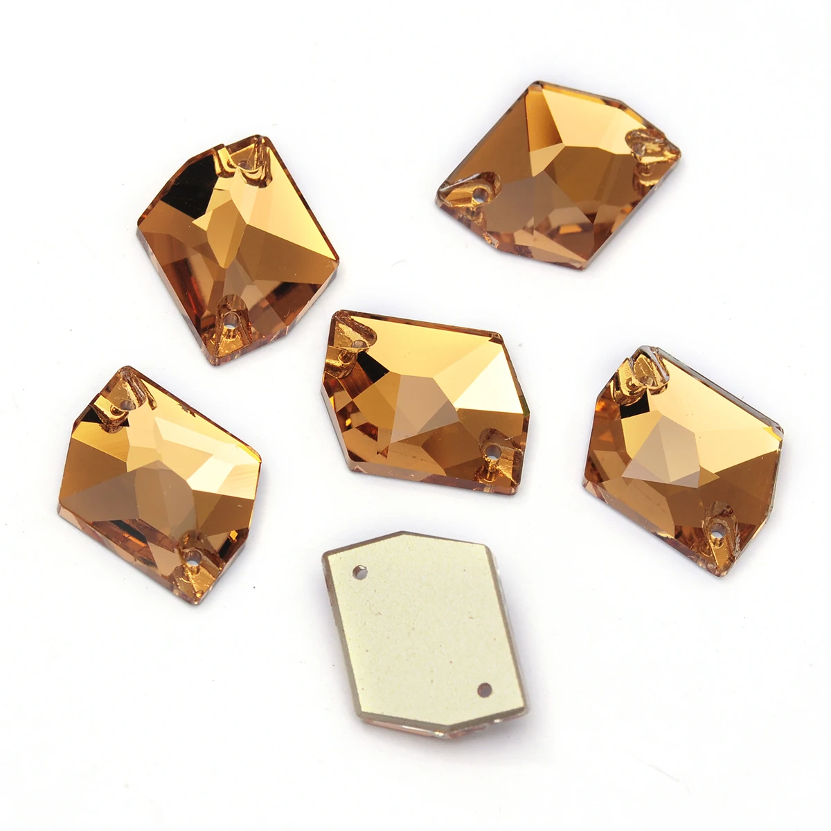 Pubrilex Cosmic Shape Aufnähbare Strasssteine aus K9-Glas mit abgeschrägten Kanten für Kleidung und Schmuckdekoration – Detail 10