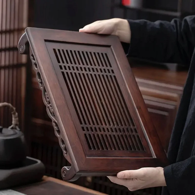 Home New Chinese Bamboo Tray Small Simple Water Storage Kung Fu Tea Set Light Luxury Drainage Tea Sea