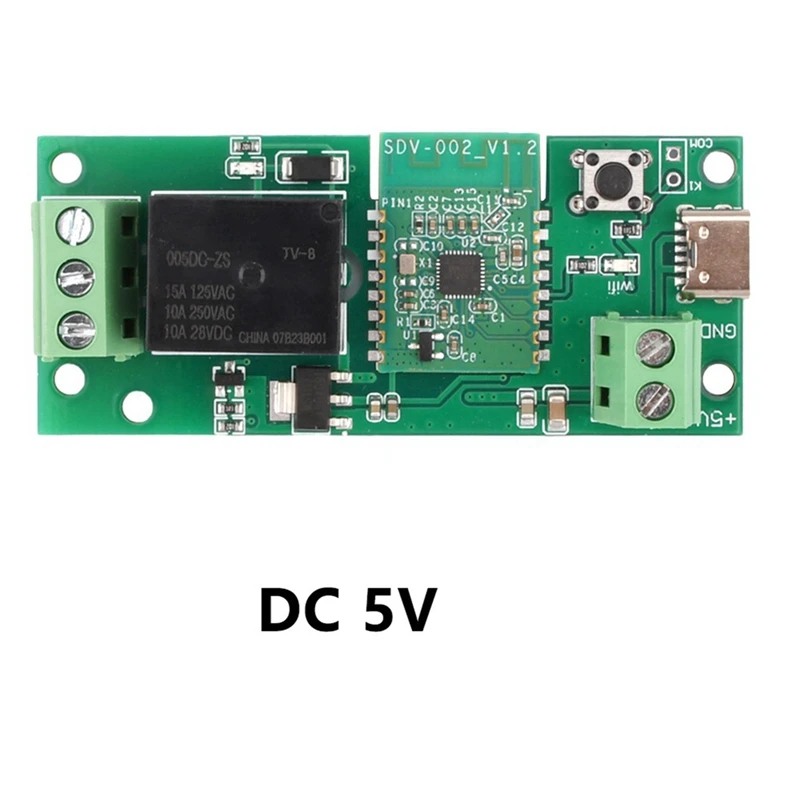 Ewelink Smart USB-C DC 5 В DIY одноканальный Bluetooth WIFI Inching самоблокирующийся беспроводной модуль реле для умного дома