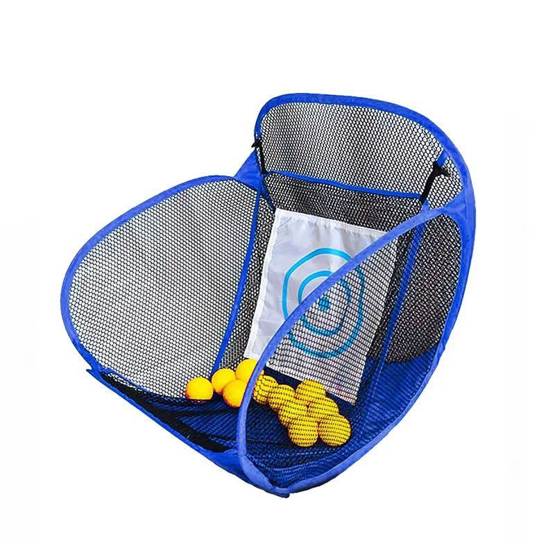Portable Foldable Indoor/Outdoor Golf Practice Net with OEM Pole Ball Collecting Feature Easy Store for Sports Hitting Practice