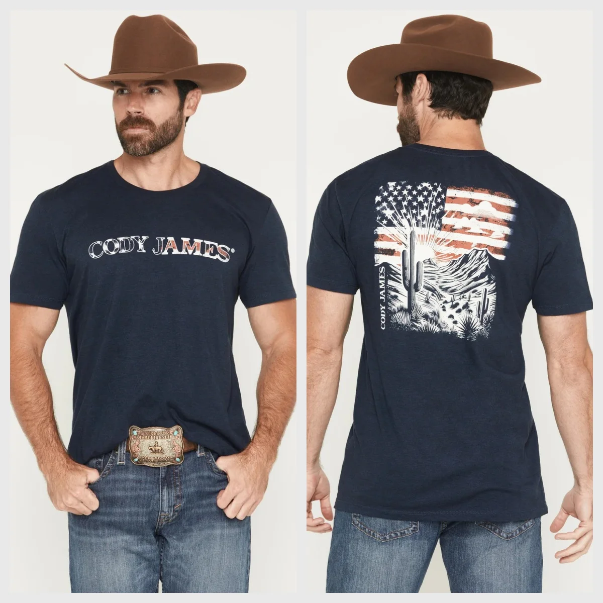 Cody James Men's Desert Flag Patriotic Short Sleeve Graphic T-Shirt High-end Luxury Unisex Style Both of Men and Women