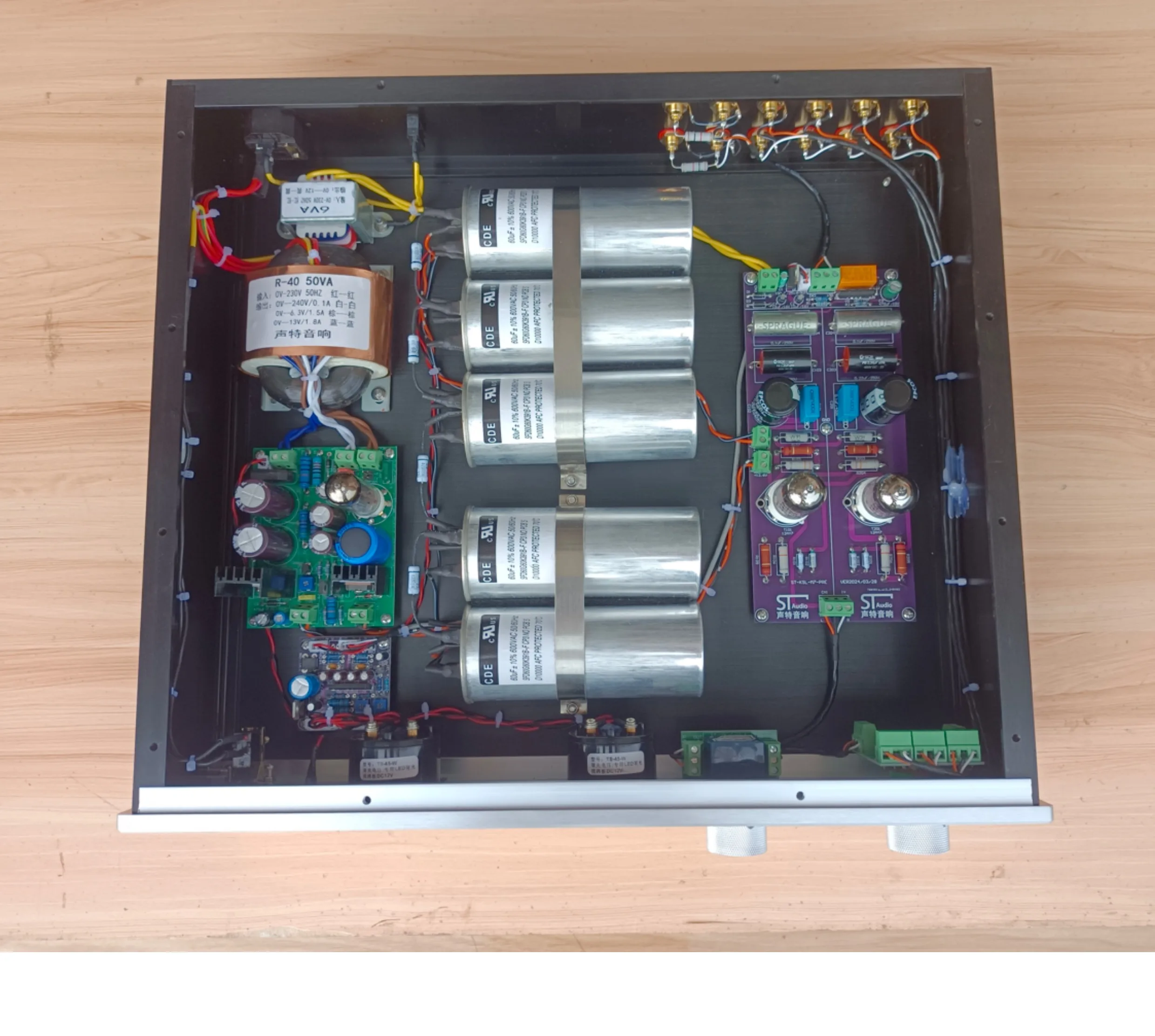 ดู KONDO AUDIO หมายเหตุ KSL-M7 12AY7 หลอดอิเล็กทรอนิกส์ Preamplifier 6X4 6Z4 Rectifier