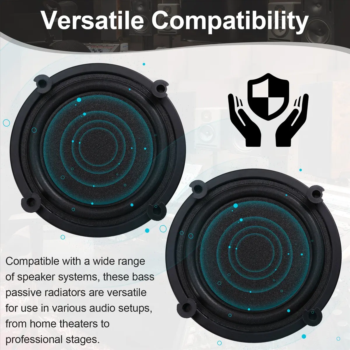 5In Subwoofer Speaker Bass Passive Radiator Diaphragm Woofer Parts BSBL