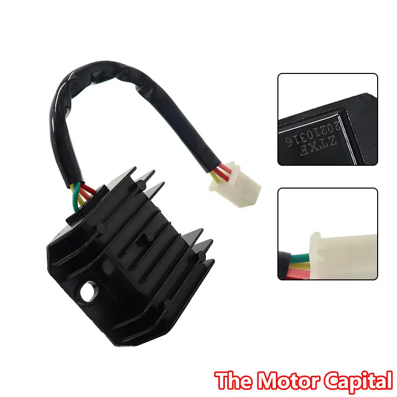 4/5-wire DC fired Full Wave Voltage Regulator Rectifier for Scooter Moped ATV GY6 125 150 cc 152QMI 157QMJ  1P57QMJ