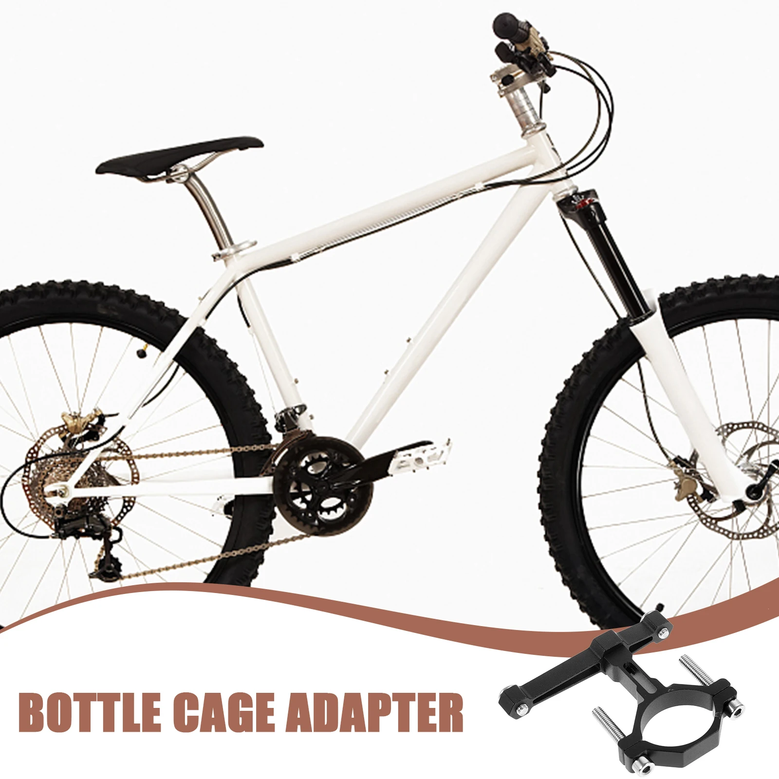 

1 set Bottle Cage Adapter Mount For Seatpost Handlebar Bike Water Bottle Bracket Cycling Accessory Road Bicycle