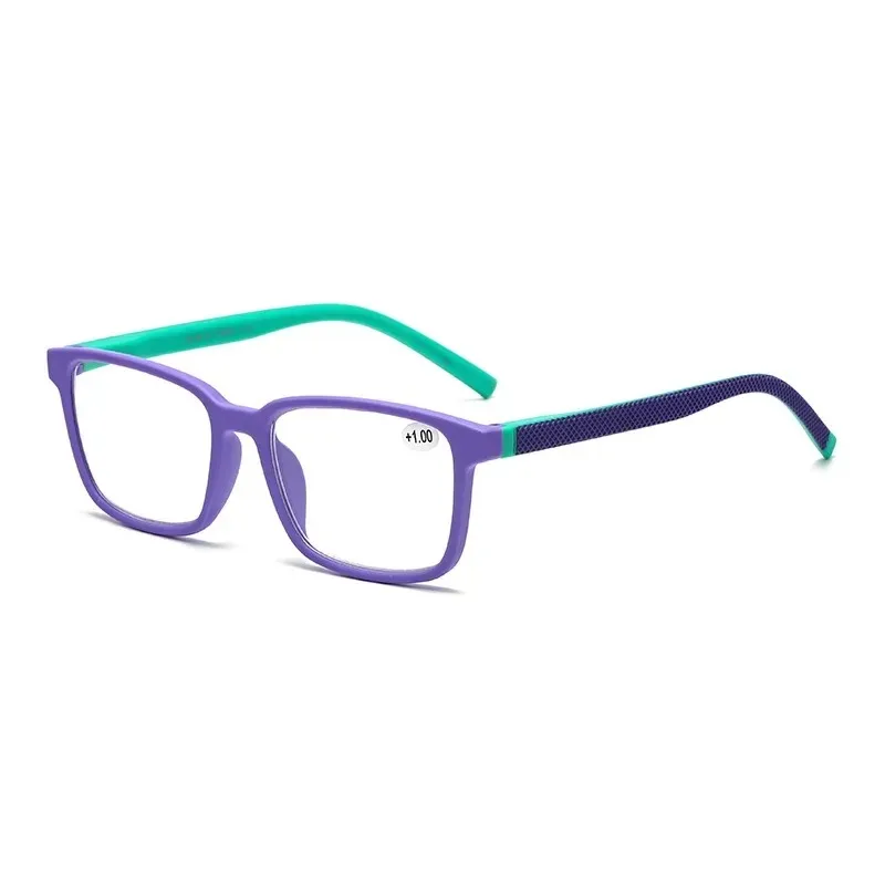 Übergroße quadratische Lesebrille für Damen, blaues Licht blockierend, großer Rahmen, hochwertige Presbyopie-Brille, Dioptrien 0 ~ + 3,5 Gafas – Detail 10