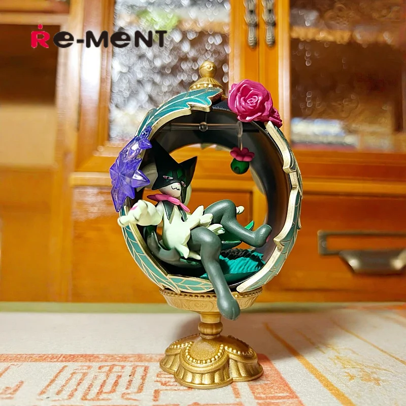Original Re-Ment Figures Box OVALTIQUE COLLECTION 2 Luminous Pokémon Series Blind Box Miniature Scene Ornament Rement Kid Gift