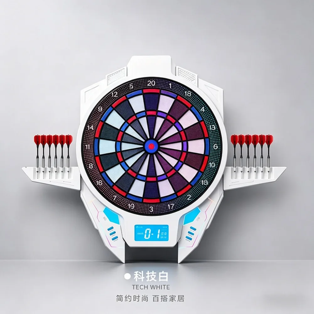 New Electronic Dartboard Set, Soft Tip Dart Game Machine, Automatic Scoring Electronic Dart Board with Soft Darts