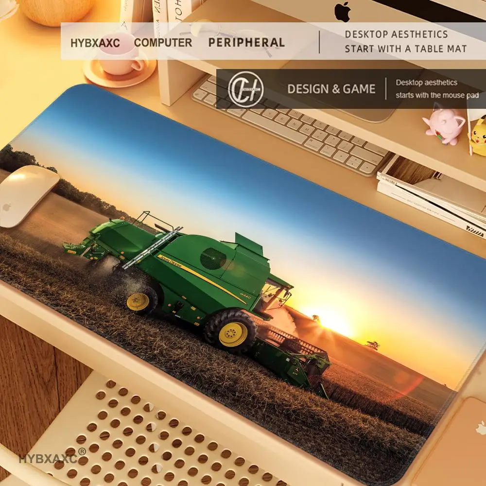 

HD HYBXAXC Mouse Pad J-JOHN D-DEERE Mousepad Cute Durable Rubber Mouse Mat Pad Size for Game Keyboard Pad 800X400X3MM