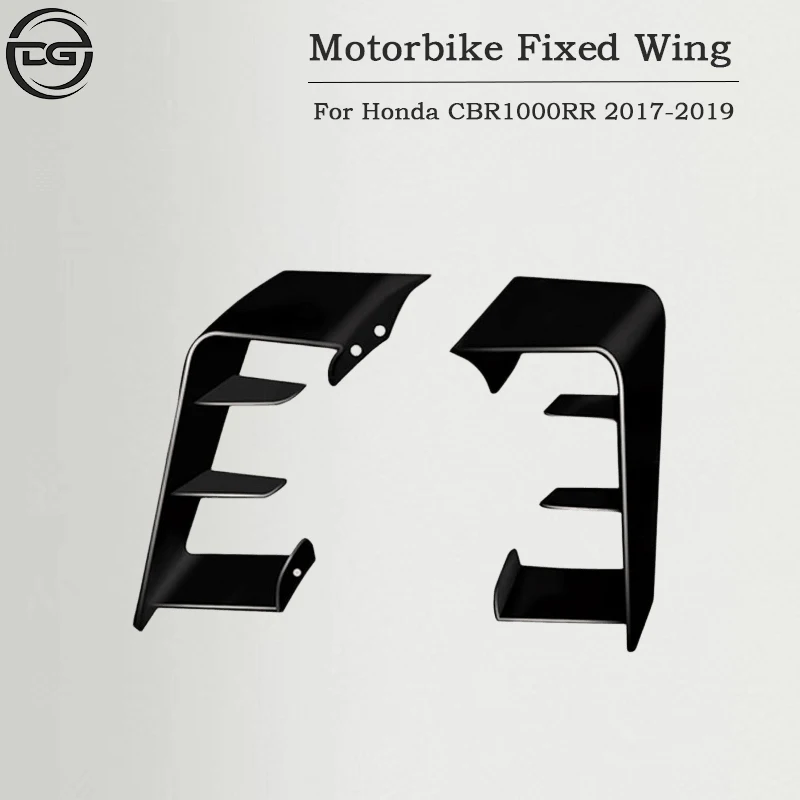 

Fittings For HONDA CBR1000RR CBR 1000RR 2017 2018 2019 Fixed Wind Wing CBR1000 RR Motorcycle Fairing Winglet Accessories Black