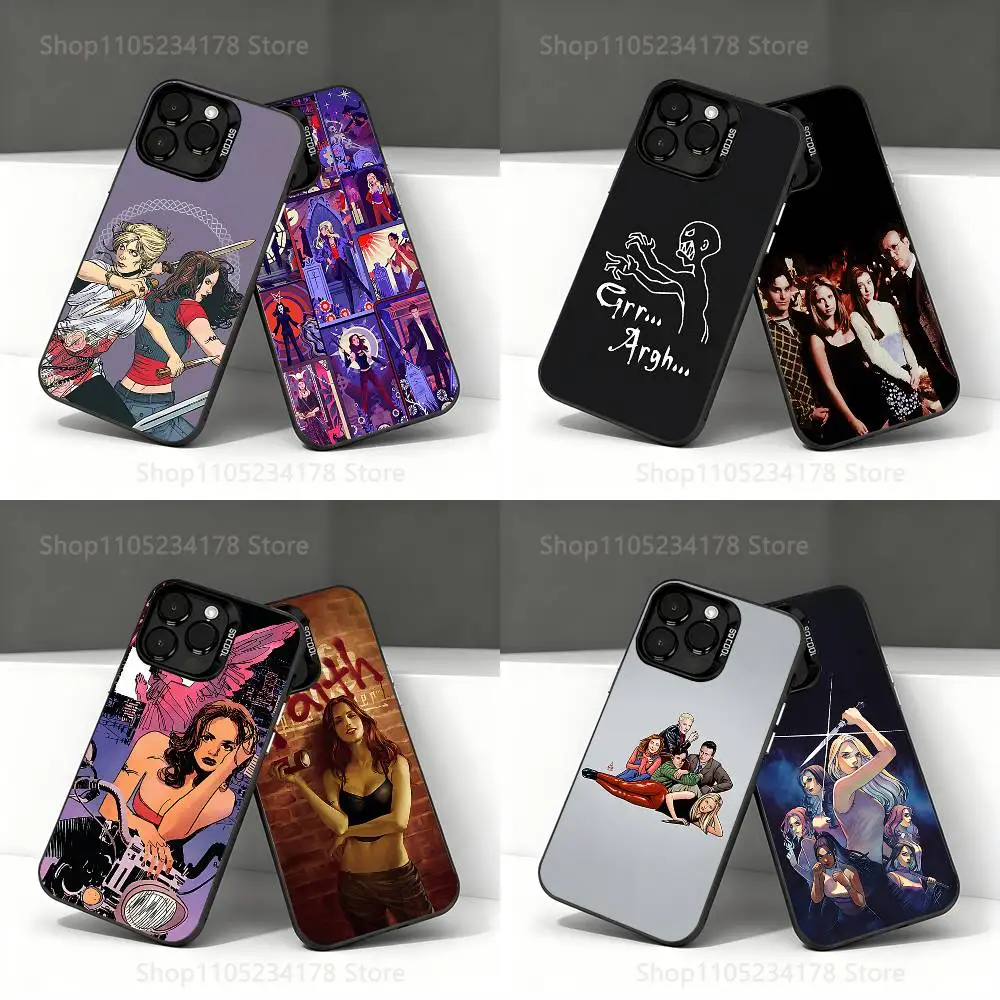 

Buffy the Vampire Slayer Phone Case For iPhone 17,16,15,14,13,12,11,Pro,Max,Plus,E,Air,Mini Black IMD Cover