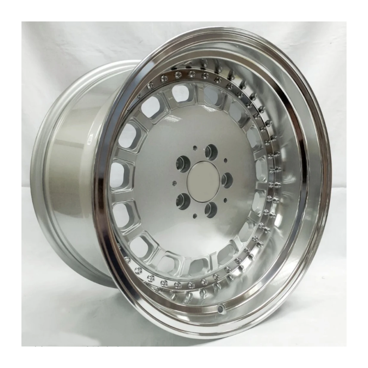2-piece Forged Step Lip for Mercedes benz R129 W126 C126  W124 E500 5x112 Wheels 18 17 Inch Rim Alloy Wheels Jante