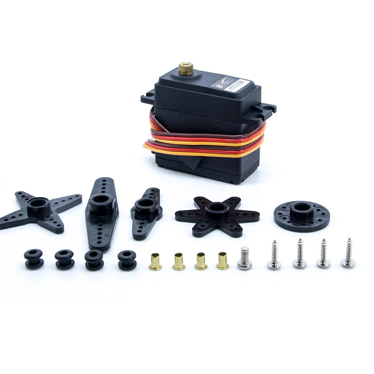 Feetech-Robot Servo Digital FT7115M, 15kg, alto voltaje con pinza de brazo inteligente, el mejor precio, receptor GPS, piezas de barco RC