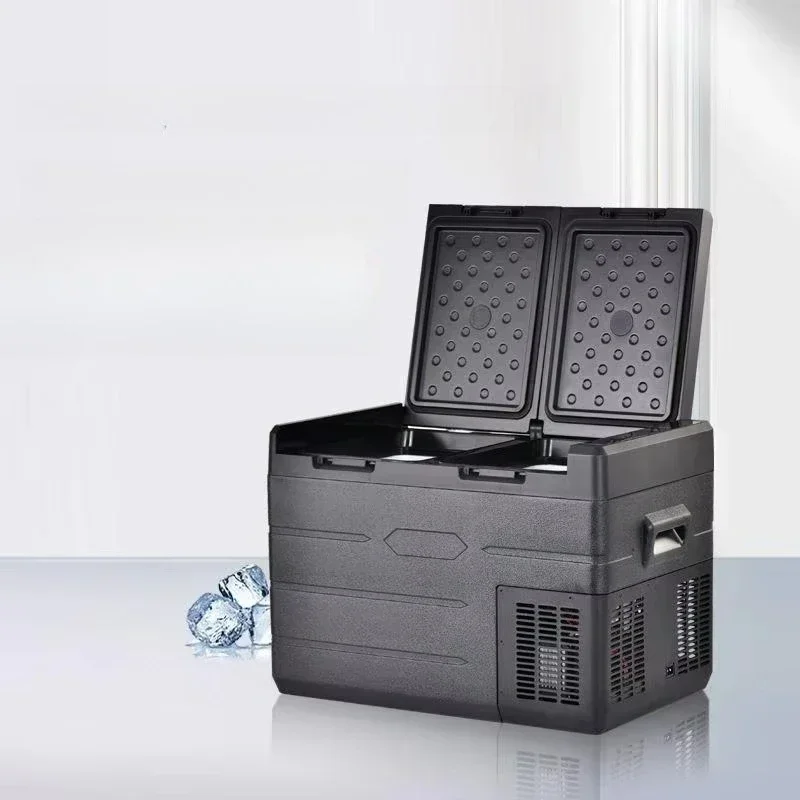 Dual Zone Compressor Car Refrigerator 35L Freezer Refrigeration Zone Control Portable Compressor Freezer Refrigerator