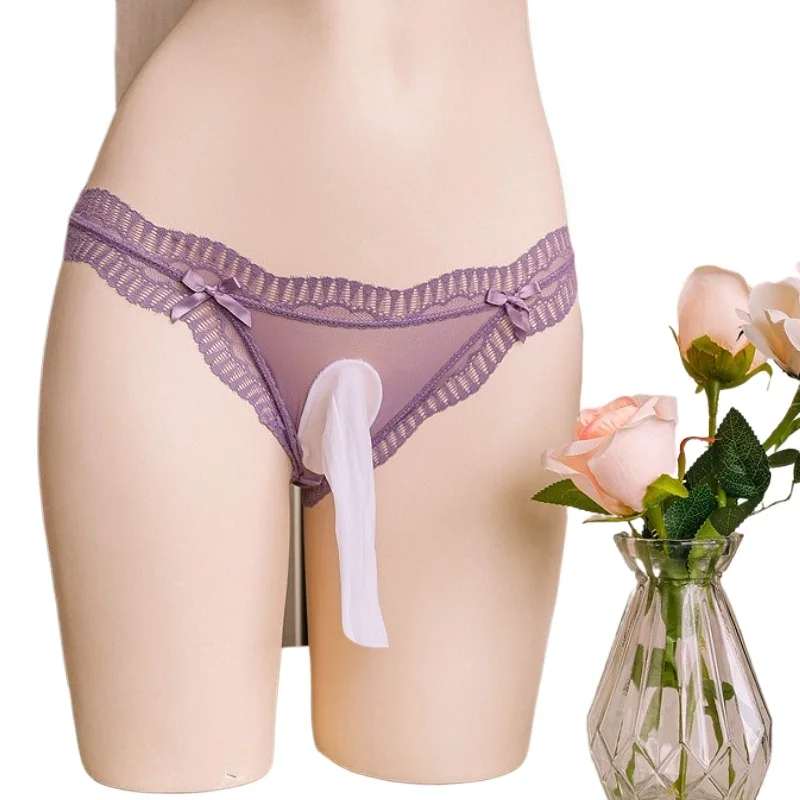 

Новые трусы Sissy, кружевные мужские прозрачные сексуальные трусы, нижнее белье для геев, сетчатые/ледяные шелковые трусы JJ, облегающие мужские трусы с низкой талией