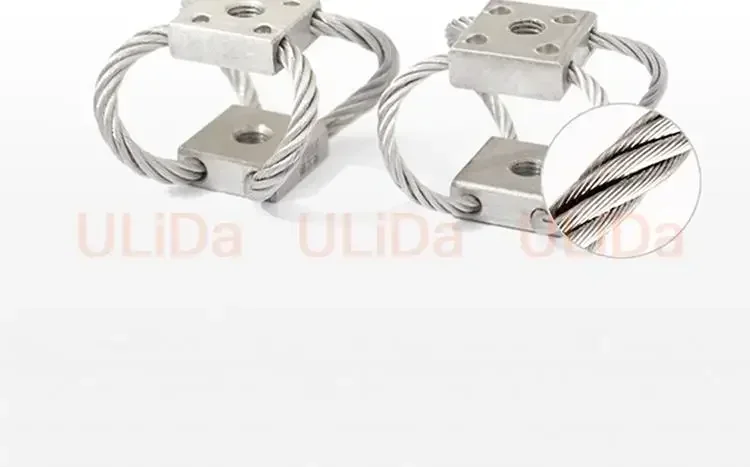 1PCS Mini Stainless Steel Wire Shock Absorber RC ROBOT 4WD Car Suction Mount Damping Rope for Vehicle Hard Disk CNC Machine