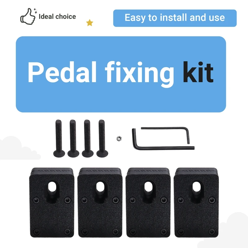 A96I-Pedal Fixing Kit For Playseat Challenge Seat For Logitech G29 G920 Pedal Fixation Kit