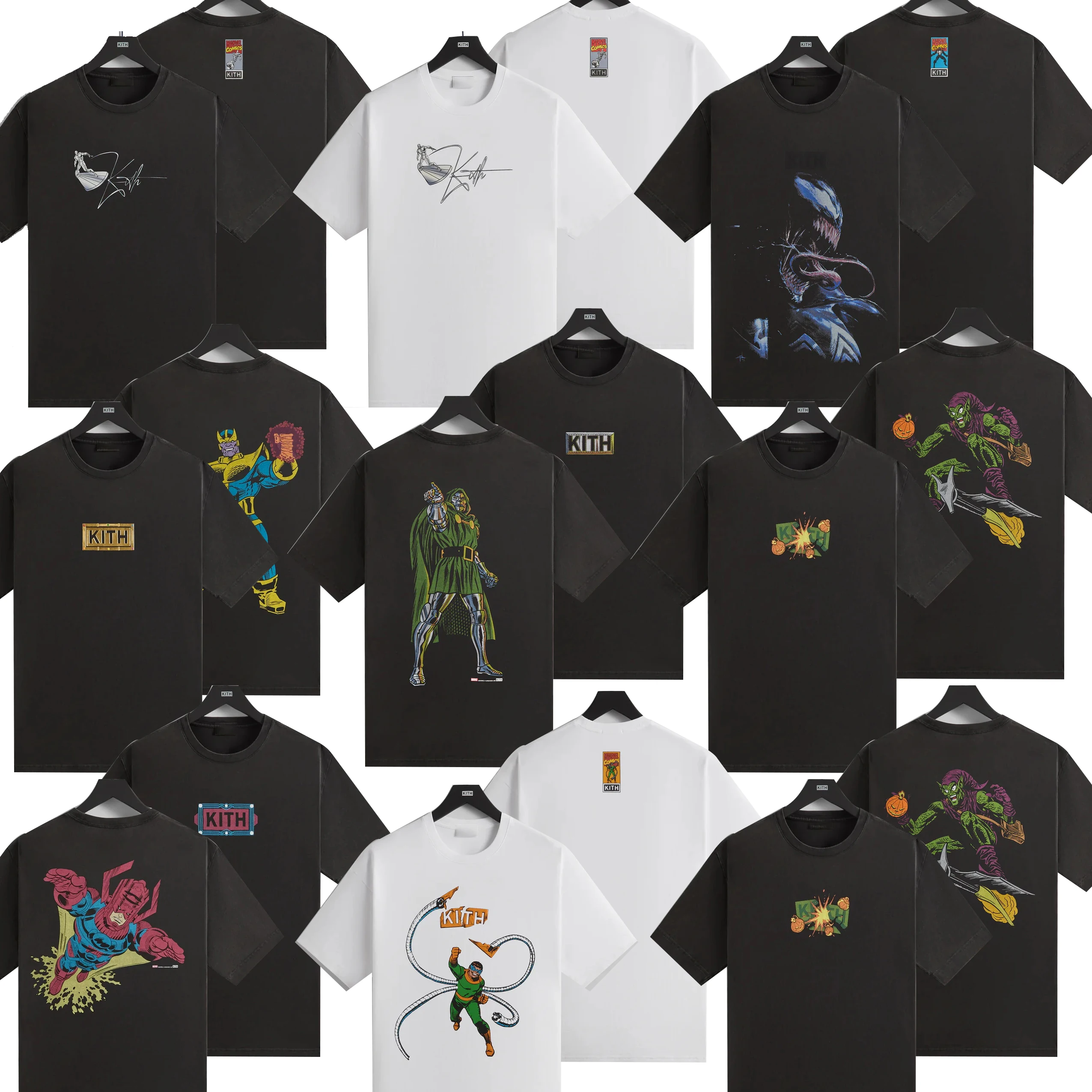 

Kith 85th Anniversary Large Collection QRSTUVWXYZ Cotton Youth Faion ort Sve round Ne T-irt for All Seasons