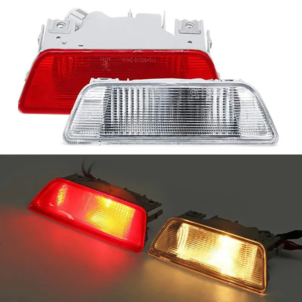 

For Nissan X-Trail T31 2008-2013 Rear Bumper Lamp Reflector Fog Light Turn Signal Yellow Light Color Reflector Brake Light