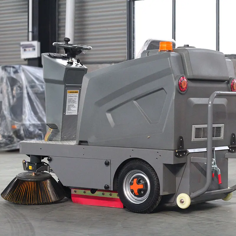 

High Power Pure Electric Road Industrial Ride-on Floor Sweepers Machine Street Sweeper Brooms With CE