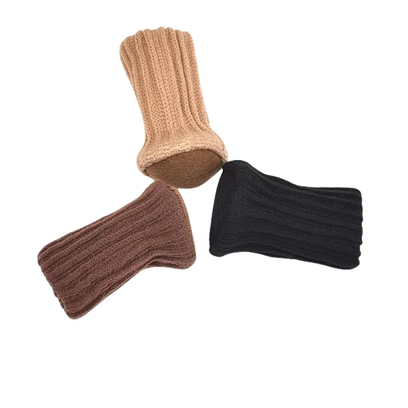 24PCS Floor Protector Chair Leg Sock Cute Anti-Noise Elastic Table Foot Cover Knitting Non-Slip Protective Case