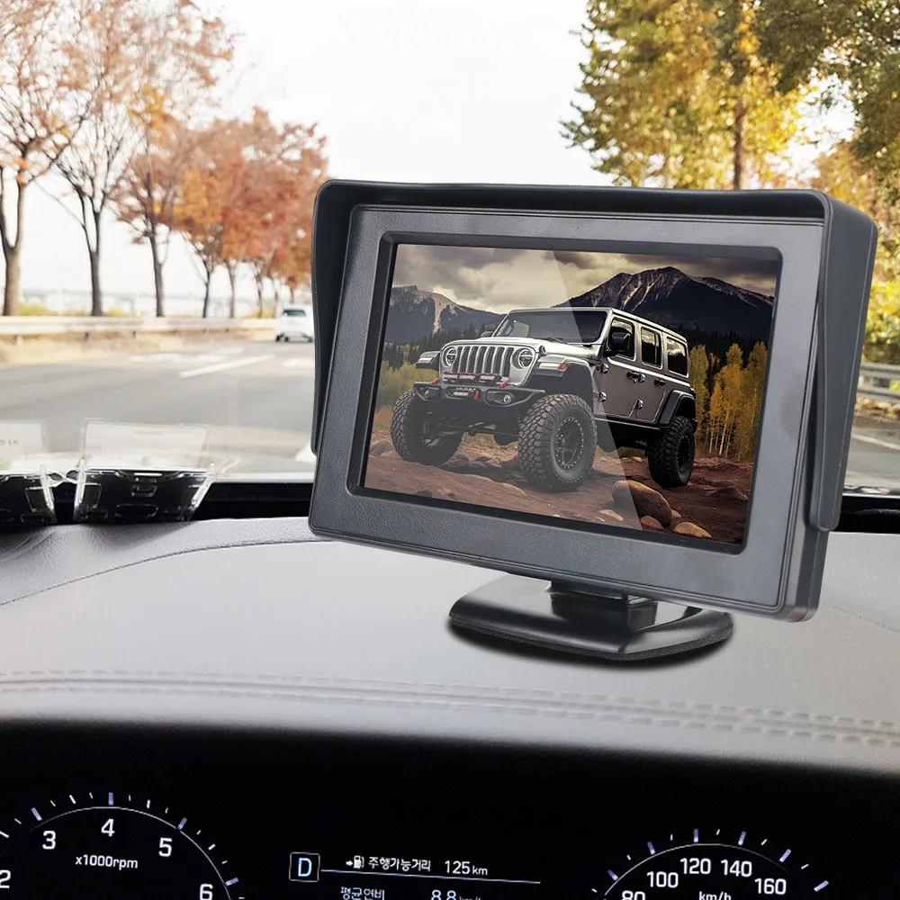 HD Display Foldable TFT LCD Cameras Car Accessories Car Video Players Reverse Camera Screen Car Monitor 4.3 inch Parking