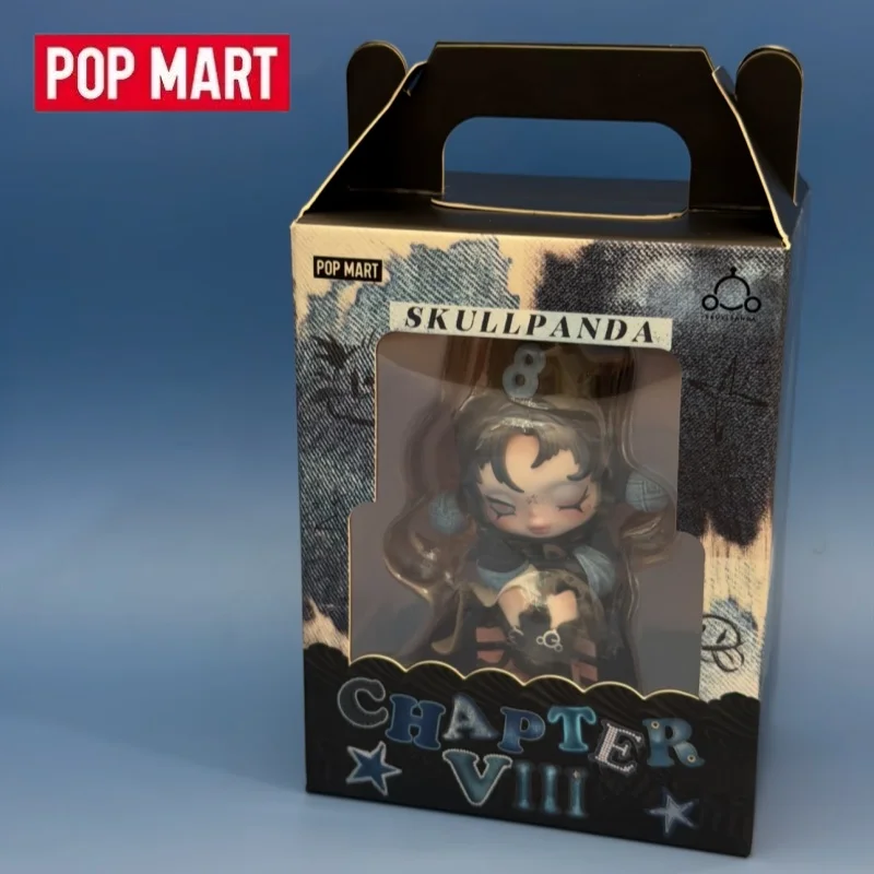 POPMART SKULLPANDA Chapter 8 Figure Hang Card  Blind Box Guess Bag Desktop Decoration Cute Model Gift Blind Bag Toys