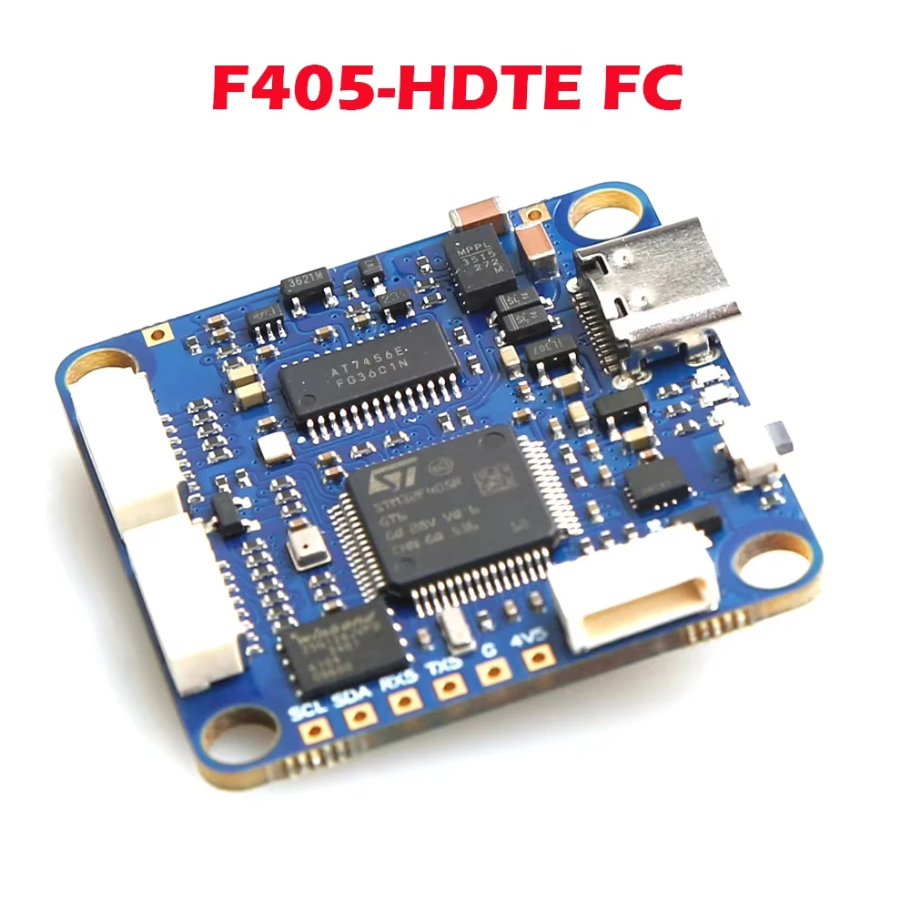 

Полетный контроллер F405-HDTE F4 на базе STM32F405 со встроенным двойным BEC, OSD, Blackbox, 3~12S LiPo для FPV дронов дальнего радиуса действия