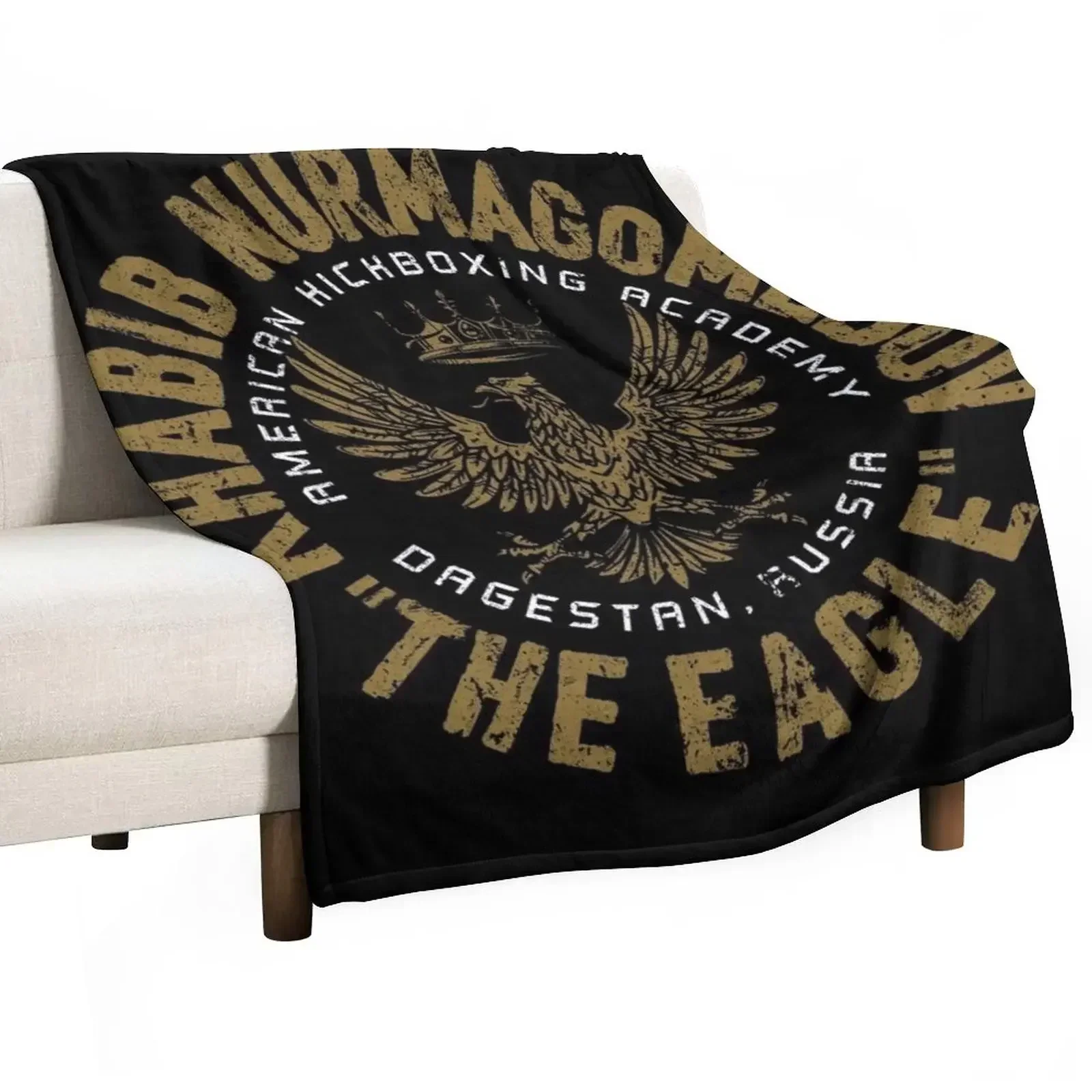 

The Eagle - Khabib Nurmagomedov (Champion Variant) Throw Blanket Furrys Custom christmas gifts Blankets