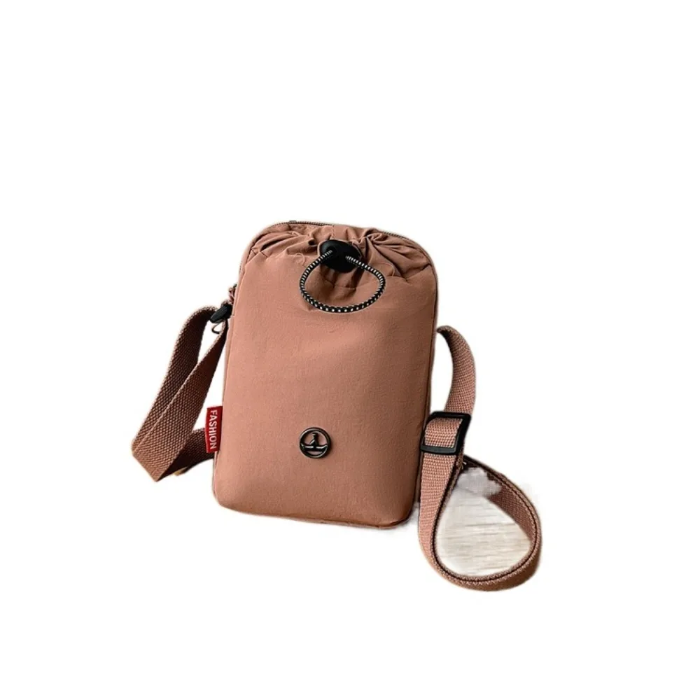 

Multifunctional Mini Nylon Mobile Phone Bag Casual Ultra-light Crossbody Water Bottle Bag Storage Bag Zipper Single Shoulder Bag