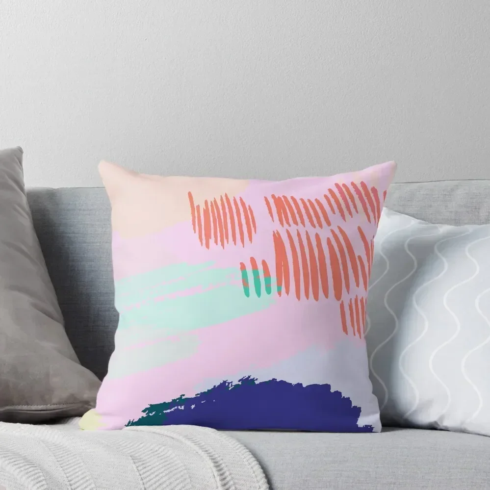 

The four elements. Abstract weather and natural elements artwork Throw Pillow Room decorating items pillow