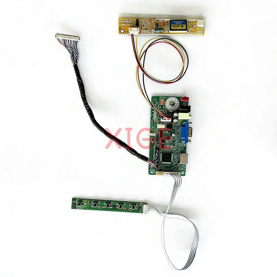 

Для QD15TL04 QD15TL02 QD15TL01 QD15TL03 Комплект платы контроллера привода ЖК-дисплея DIY VGA + HDMI 1-CCFL 1280*800 1280x800 30-контактный LVDS