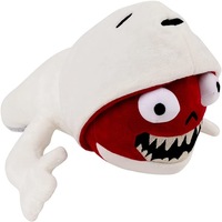 Double-sided Bridge Worm Plushie Reversible Flipped Siren Head Horror Character Stuffed Doll Pillow Animal Children's Kids Gift