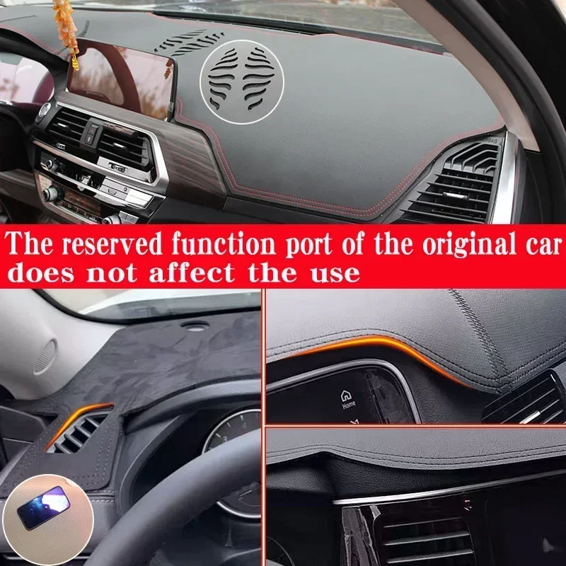 For Chrysler Grand Voager G4 2001~2007  Car Dashboard Cover Dash Mat Non-slip Sun Shade DashMat LHD Car-styling Suede Leather view 3