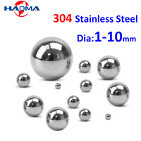 High Precision Steel Ball Solid 304 Stainless Steel Ball Round Smooth Small Pellet Diameter 1mm 2mm 5mm 6.35mm 8mm 9.5mm 10mm