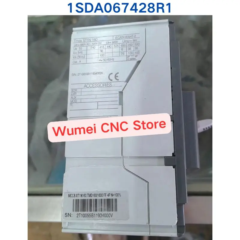 Brand New Original Circuit breaker MCCB XT1N160 TMD160/1600 F F 4P N  1SDA067428R1
