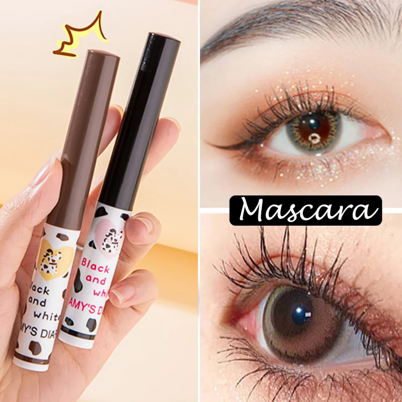 InjFiber-Mascara à brosse ultrafine imperméable, extension de cils, allongement et bouclage, maquillage longue durée