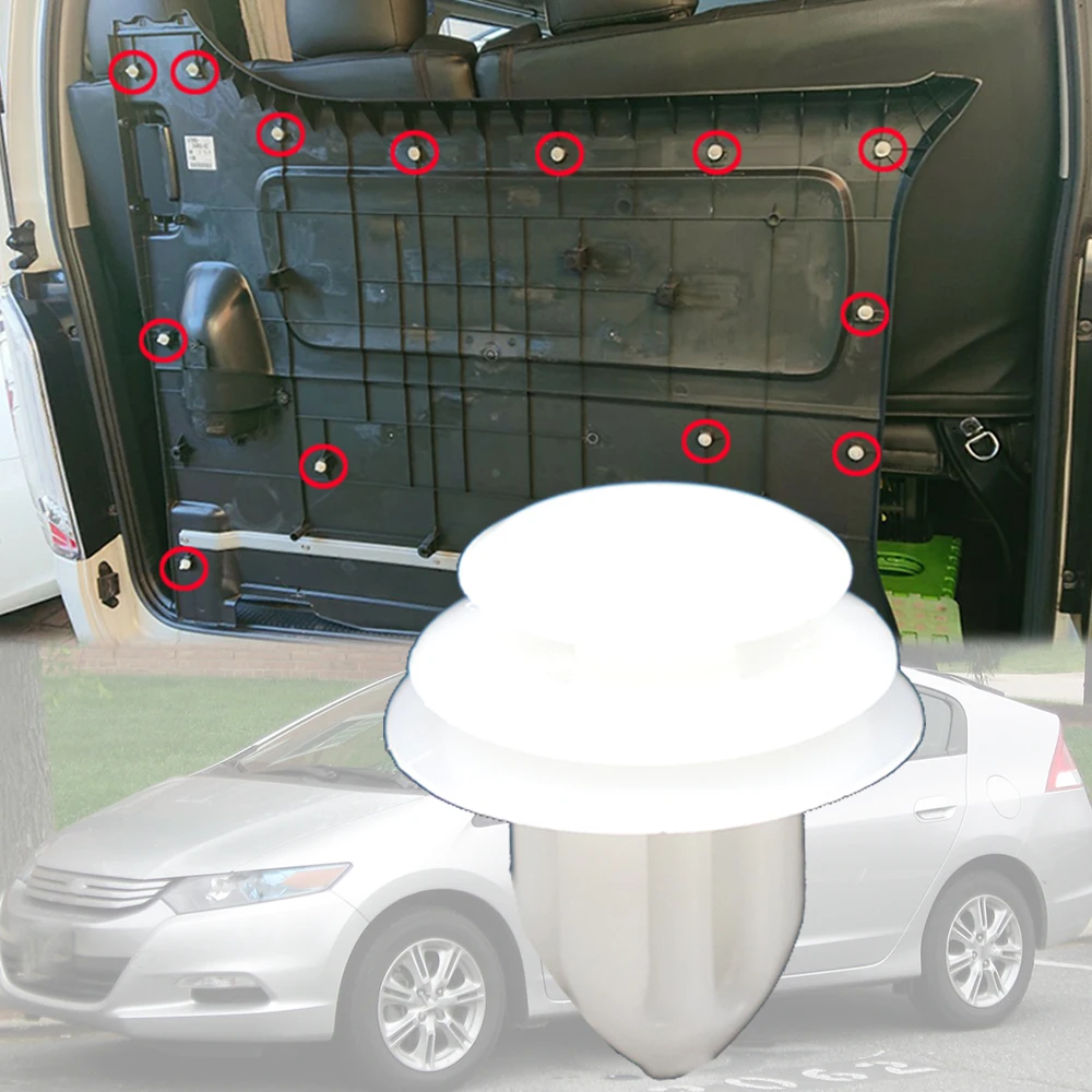 

20Pcs For Honda Insight 2009 2010 2011 2012 2013 2014 Car A B C Pillar Panel Sill Trim Roof Rivets Door Card Headlining Clips