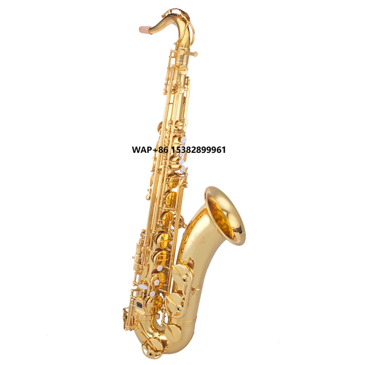 

Taishan Brand Tenor Saxophone Gold Lacquer Finish Orchestra and Marching Band Choose