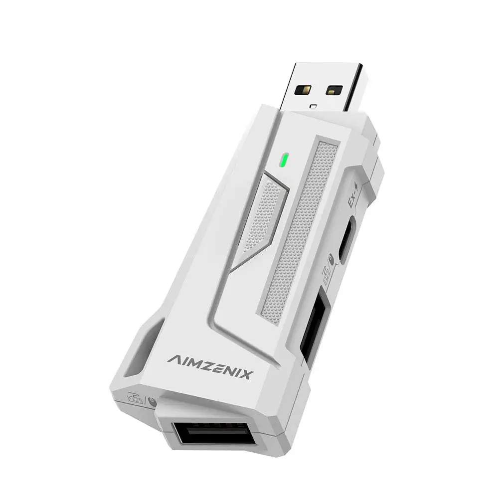 AIMZENIX AX200 adaptor konverter, untuk Keyboard dan Mouse, bilah campuran Gamwing, adaptor konverter mendukung PS4/PS3/PS5