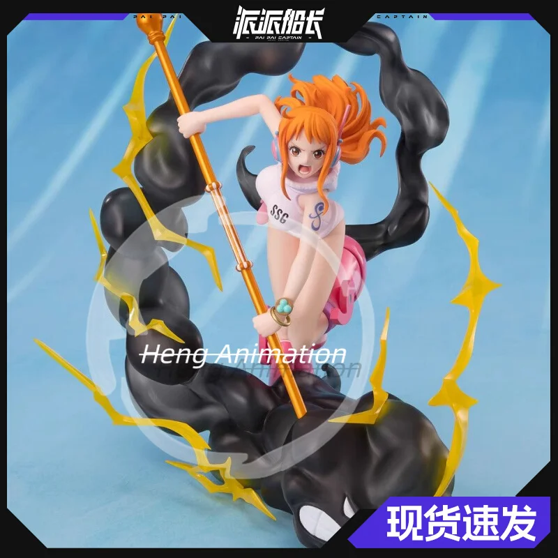 

Bandai FiguartsZERO FZ One Piece Super Battle Nami Thunder Action Figure Display Piece Trendy Collectible