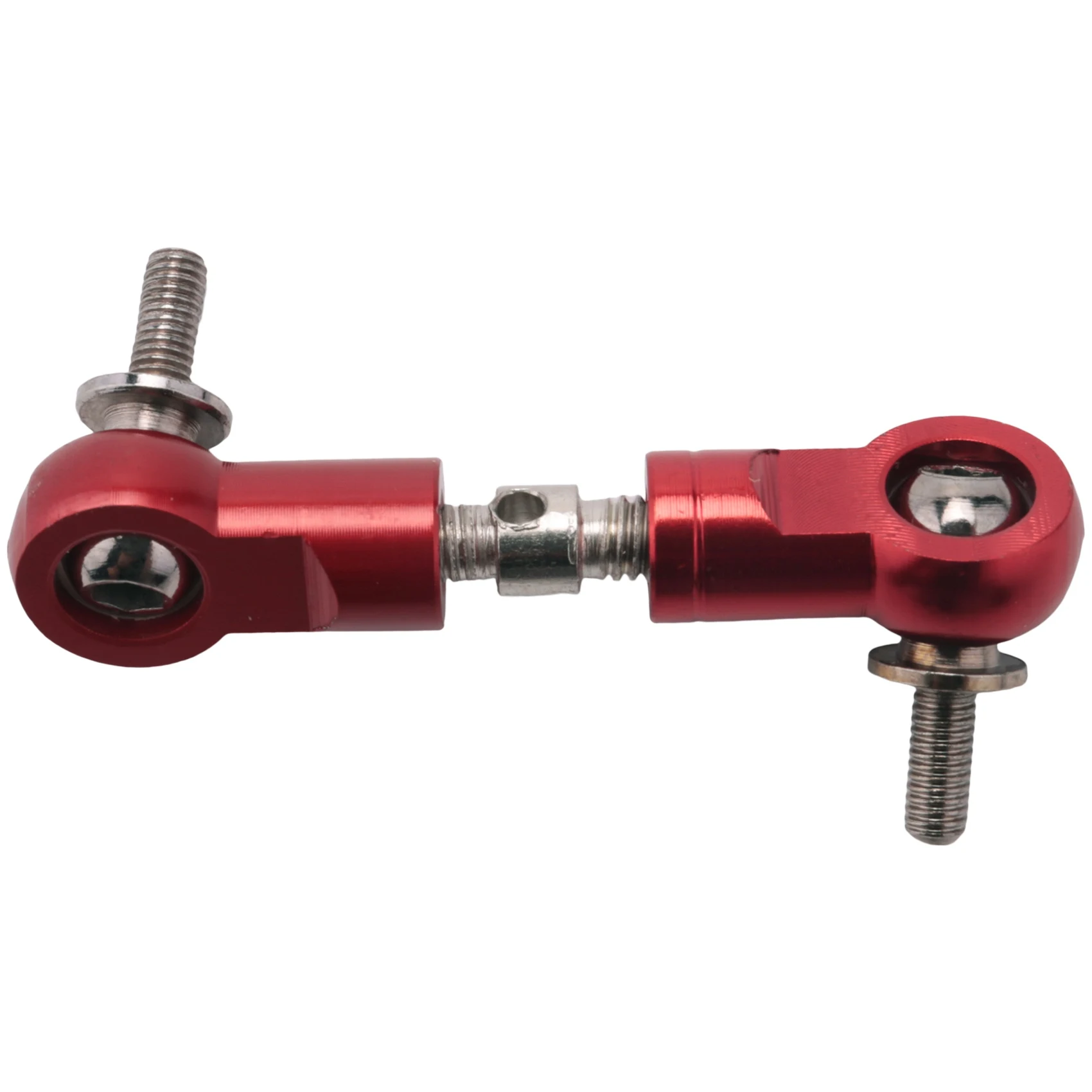 Braccio servo sterzo con tirante CNC adatto per parti di automobili Rc 1/5 ROVAN KM BAJA 5B 5T 5SC 5Ive T-arancione rosso